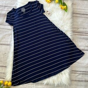 SO Women's Casual Plain Simple T-Shirt Loose Dress Size Small